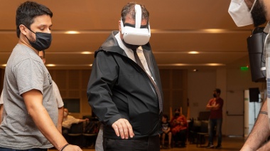 Inauguraron "Pisar Malvinas", un recorrido de realidad virtual por el territorio malvinense