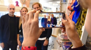 Garro y Larreta dialogaron con emprendedores y comerciantes de La Plata