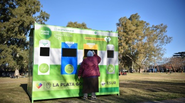 Inauguraron un nuevo "Punto Verde" en Melchor Romero