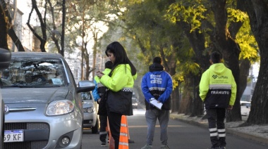 La Municipalidad de La Plata puso en marcha una serie de controles de tránsito en el marco del fin de semana largo