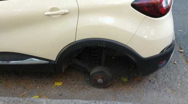 La Policía desbarató a una banda de "robarruedas" que delinquía en distintos barrios de La Plata 