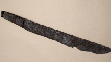 Un vecino de San Pedro paseaba por el río Paraná y encontró un cuchillo de más de 170 años de antigüedad