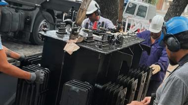 Edelap amplió la red que abastece las zonas aledañas a Plaza Paso y Plaza Azcuénaga