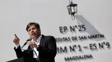 Kicillof presentó el programa Escuelas Conectadas, con el que proyectan llegar a 5.500 establecimientos con servicio de internet