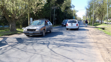 Inauguraron el nuevo asfalto de 426 entre Camino General Belgrano y 28 bis de La Plata