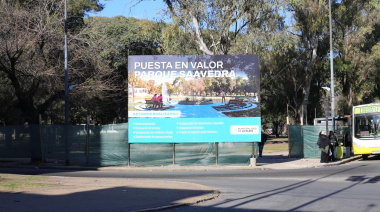 Comenzó la obra de puesta en valor del Parque Saavedra de La Plata