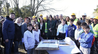 Comenzó la obra de la primera Escuela Secundaria de Correas