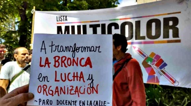 La lista opositora a Baradel convocó a un paro que podría afectar parcialmente el dictado de clases