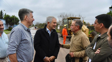 Alak inauguró el Plan de Obras Públicas en Correas