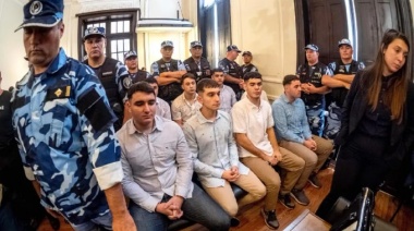Se filtró la primera foto de los rugbiers condenados por el crimen de Báez Sosa en la Alcaldía de Melchor Romero