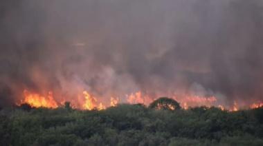 Los Bomberos de la Ciudad de Buenos Aires continúan trabajando para apagar los incendios en la Reserva Ecológica