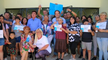 En La Matanza, Santiago Maggiotti y Espinoza entregaron viviendas del Programa Reconstruir