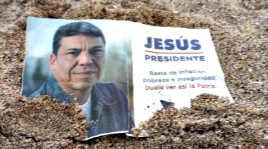 Con perspectiva ecologista, los seguidores de Jesús estuvieron haciendo campaña en las playas de la costa atlántica