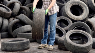 Para reducir la contaminación, Leandro N Alem inicia una campaña de recolección de neumáticos usados
