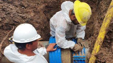 Este jueves arreglarán una válvula y podría haber baja presión de agua en un sector de Berisso