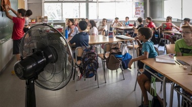 Algunas escuelas de Mar del Plata suspendieron las clases de este lunes por la ola de calor