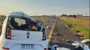 Falleció una mujer en un accidente de tránsito en la Ruta 2