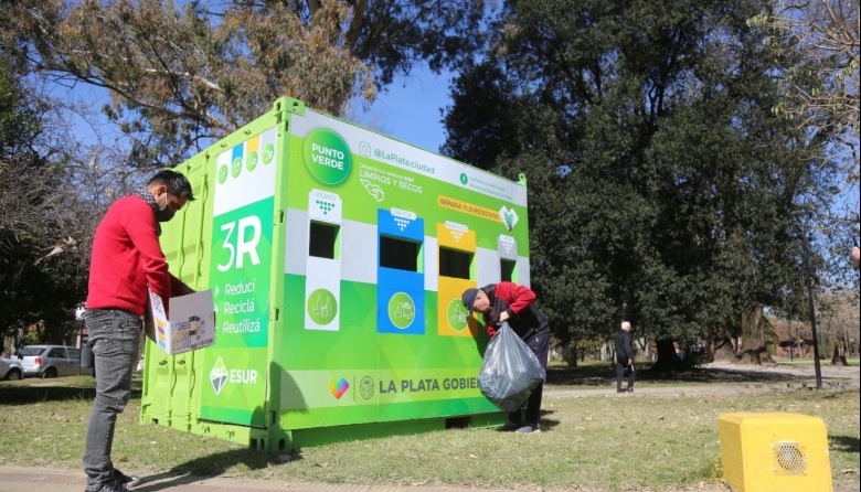 La Plata suma tres nuevos “Puntos Verdes” para promover el reciclaje - Info  Blanco Sobre Negro