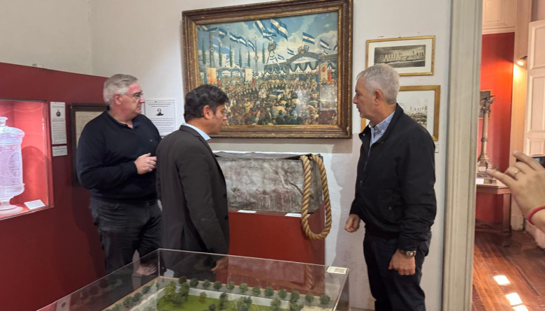Kicillof y Alak visitaron el Museo Municipal Dardo Rocha de La Plata