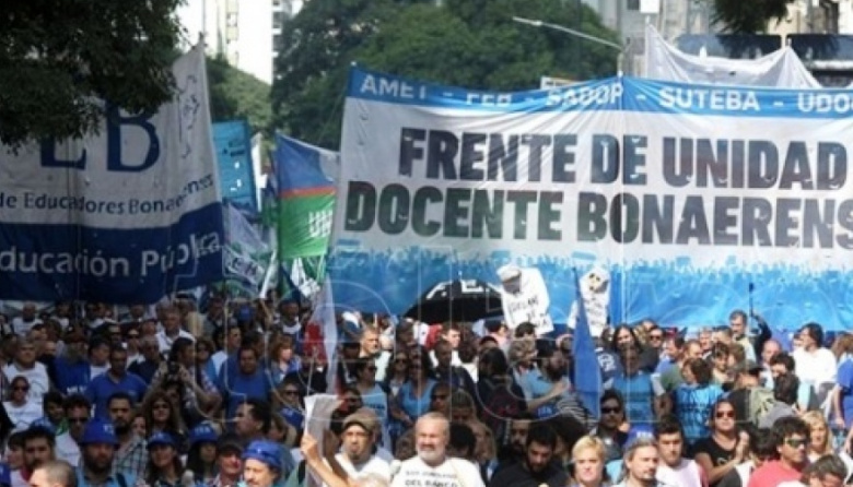 Paritaria docente: los gremios rechazaron la oferta de aumento salarial realizada por el gobierno bonaerense