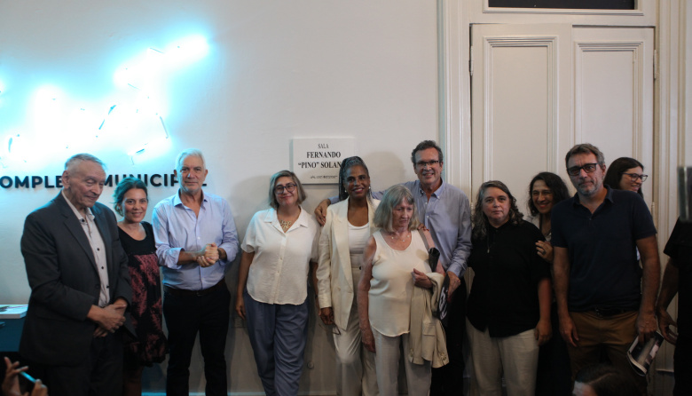 Inauguraron la sala “Fernando Ezequiel «Pino» Solanas” en el Pasaje Dardo Rocha