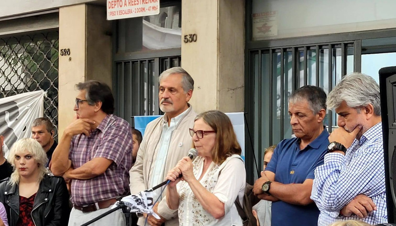 Homenajearon al dirigente gremial Gustavo "El Bicho" Bellingeri