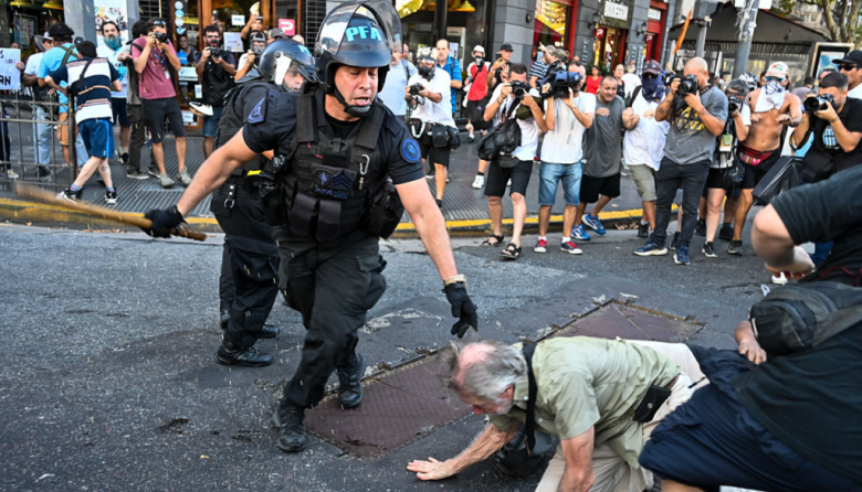 La Justicia dio la razón a un jubilado herido en una protesta frente al Congreso