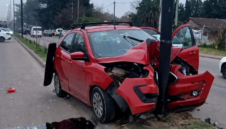 Un choque múltiple en la zona de San Carlos dejó a una conductora herida