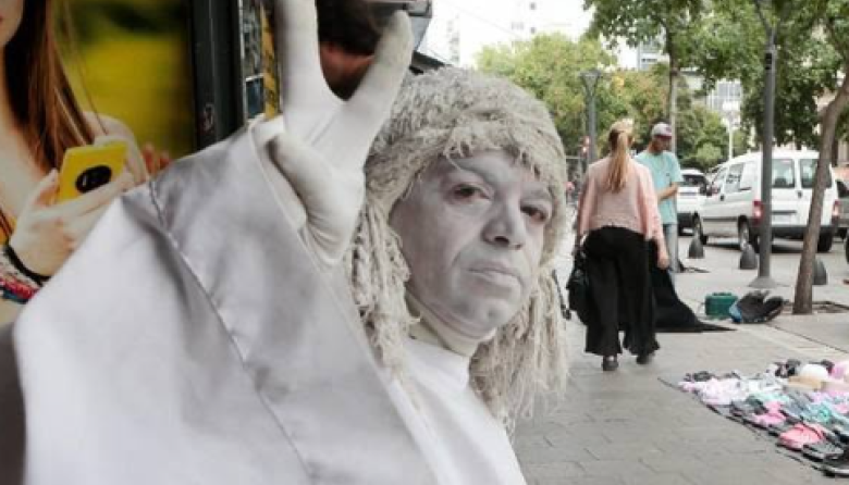 Encontraron muerto a Sergio Montero, la "estatua viviente" de La Plata