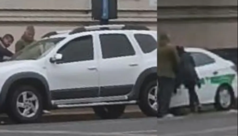 Taxistas confundieron a un conductor con un chofer de aplicaciones y lo increparon