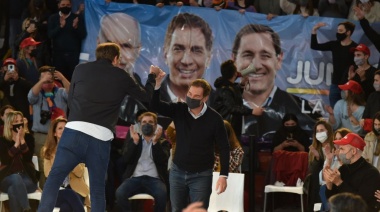 Rodríguez Larreta, Santilli y Garro cerraron en el Club Atenas la campaña de cara a las PASO del próximo domingo