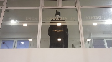 El “Batman Solidario” de La Plata ahora ayudará al Hospital de Melchor Romero