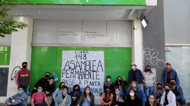 Trabajadores se encuentran "en estado de asamblea permanente en reclamo de que se termine con la precarización laboral en el estado provincial"