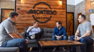 Garro y Perechodnik se reunieron con comerciantes beneficiados por el programa "La Plata Reactiva"