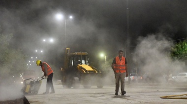 El municipio avanza con los metros finales de la obra de ensanche y pavimentación de Avenida 66