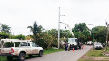 En coordinación con los municipios  EDELAP instaló más de 400 nuevas columnas de hormigón