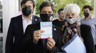 Kicillof: "La gente esperaba a la vacuna, ahora la vacuna está esperando a la gente”