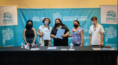 Cooperativas y asociaciones civiles harán obras de saneamiento ambiental en barrios populares de la provincia de Buenos Aires