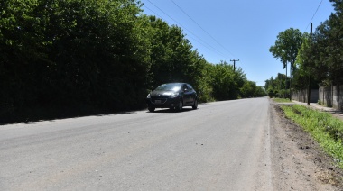 Asfaltaron la calle 159, que conecta Melchor Romero y Gorina