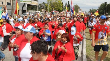 Durante cuatro días realizaron una caravana en homenaje al Padre Bachi de La Matanza