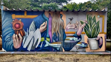 Avanza una red de murales que impulsa Camuzzi para que los usuarios puedan "sumergirse en el mundo del arte plástico”