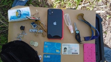 La policía encontró la riñonera de Betiana Rossi en un descampado ubicado en Tres de Febrero