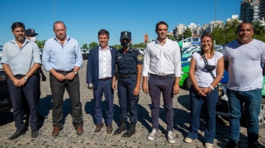 Kicillof y Berni entregaron patrulleros en San Nicolás y polemizaron con el intendente