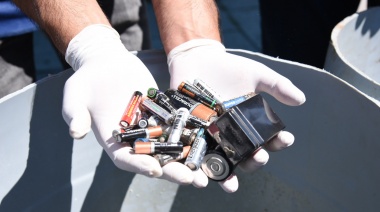 Destinaron a reciclaje la primera tonelada de pilas y baterías recolectadas en el marco de un programa municipal platense