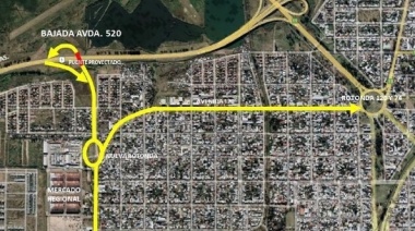 Presentaron un proyecto para construir otra bajada de la Autopista Buenos Aires - La Plata en la avenida 520