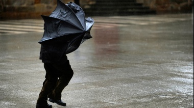 Anuncian precipitaciones y tiempo ventoso del sur con ráfagas con un marcado descenso de la temperatura