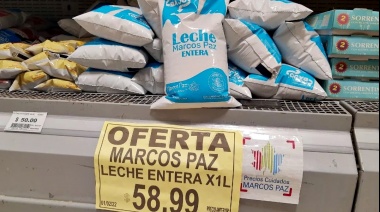 Carmen de Areco se suma a Marcos Paz y en pocos días los comercios del lugar ofrecerán el litro de leche a 60 pesos