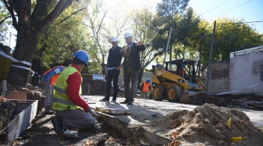 Entró en su etapa final la obra hidráulica en el barrio Cementerio de La Plata