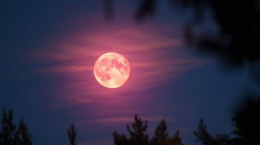 Este sábado se podrá observar en gran parte del mundo el fenómeno lunar conocido como la Luna Rosa