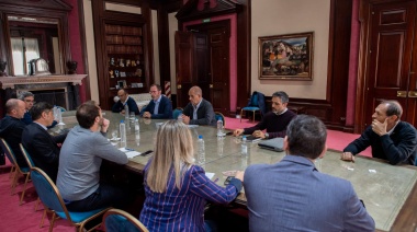 Inundaciones: los intendentes de Pehuajó, Carlos Casares y Bolívar se reunieron con el Gobernador 